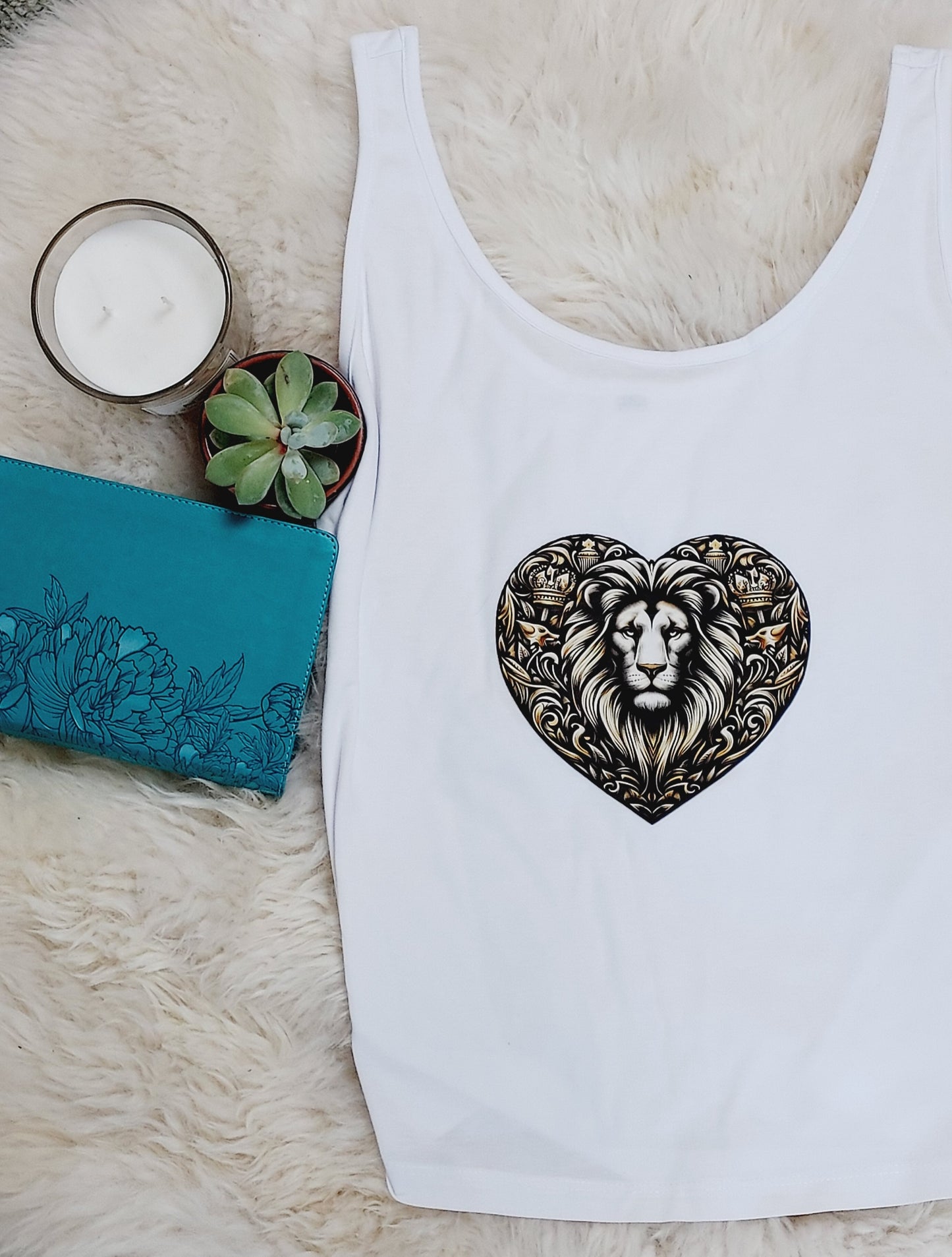 Lion of Judah Christian Tank Top for women