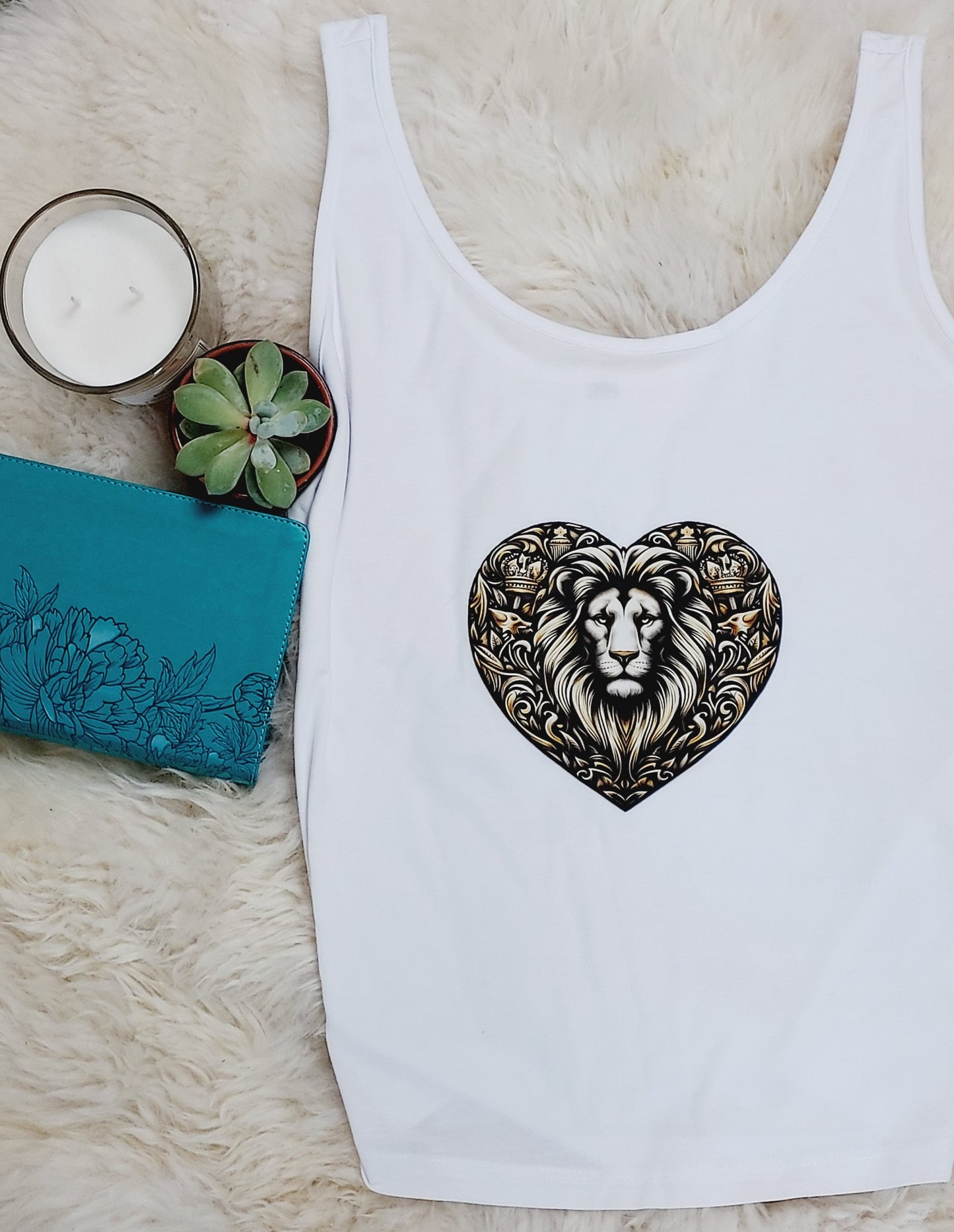 Lion of Judah Christian Tank Top for women