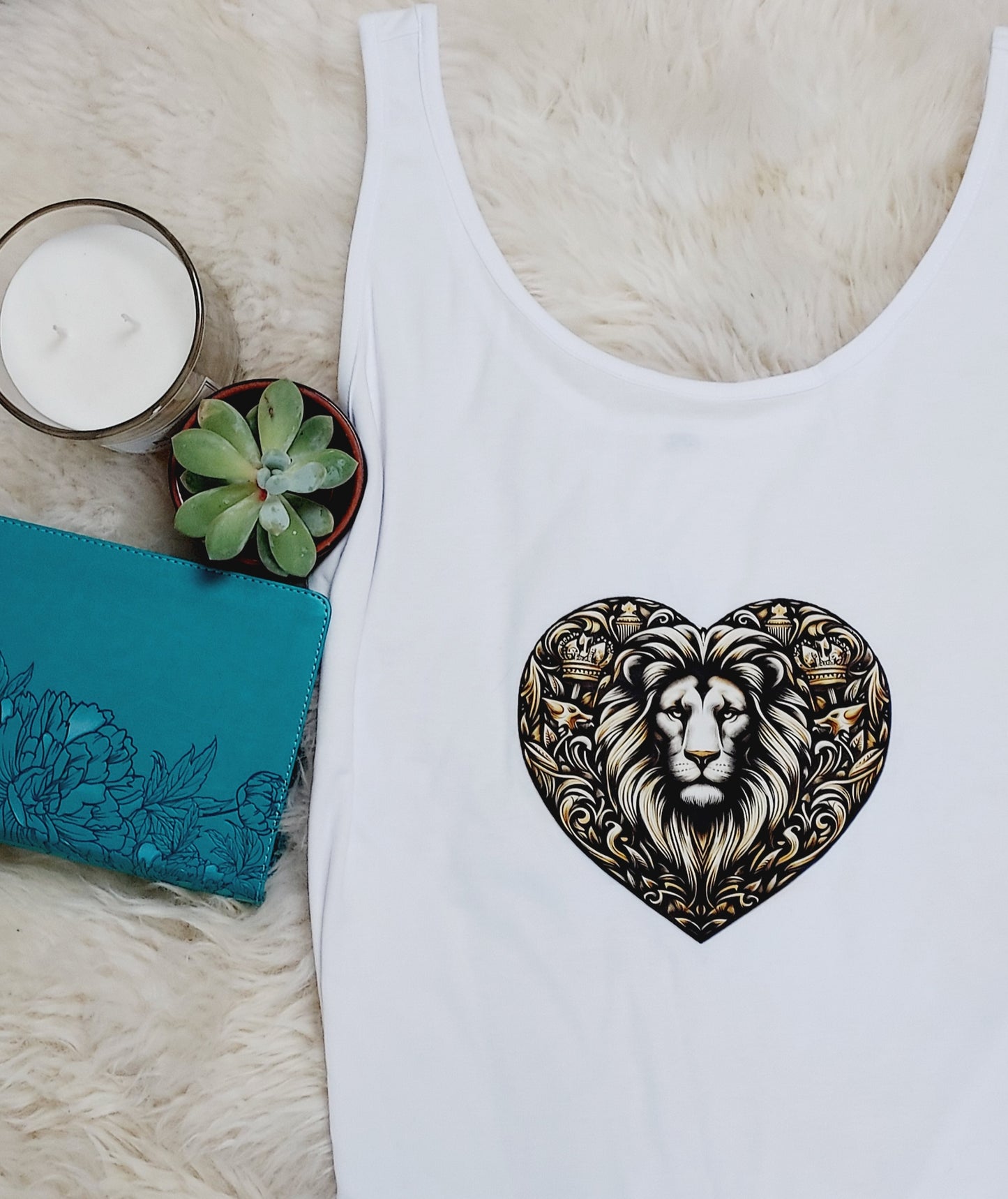 Lion of Judah Christian Tank Top for women