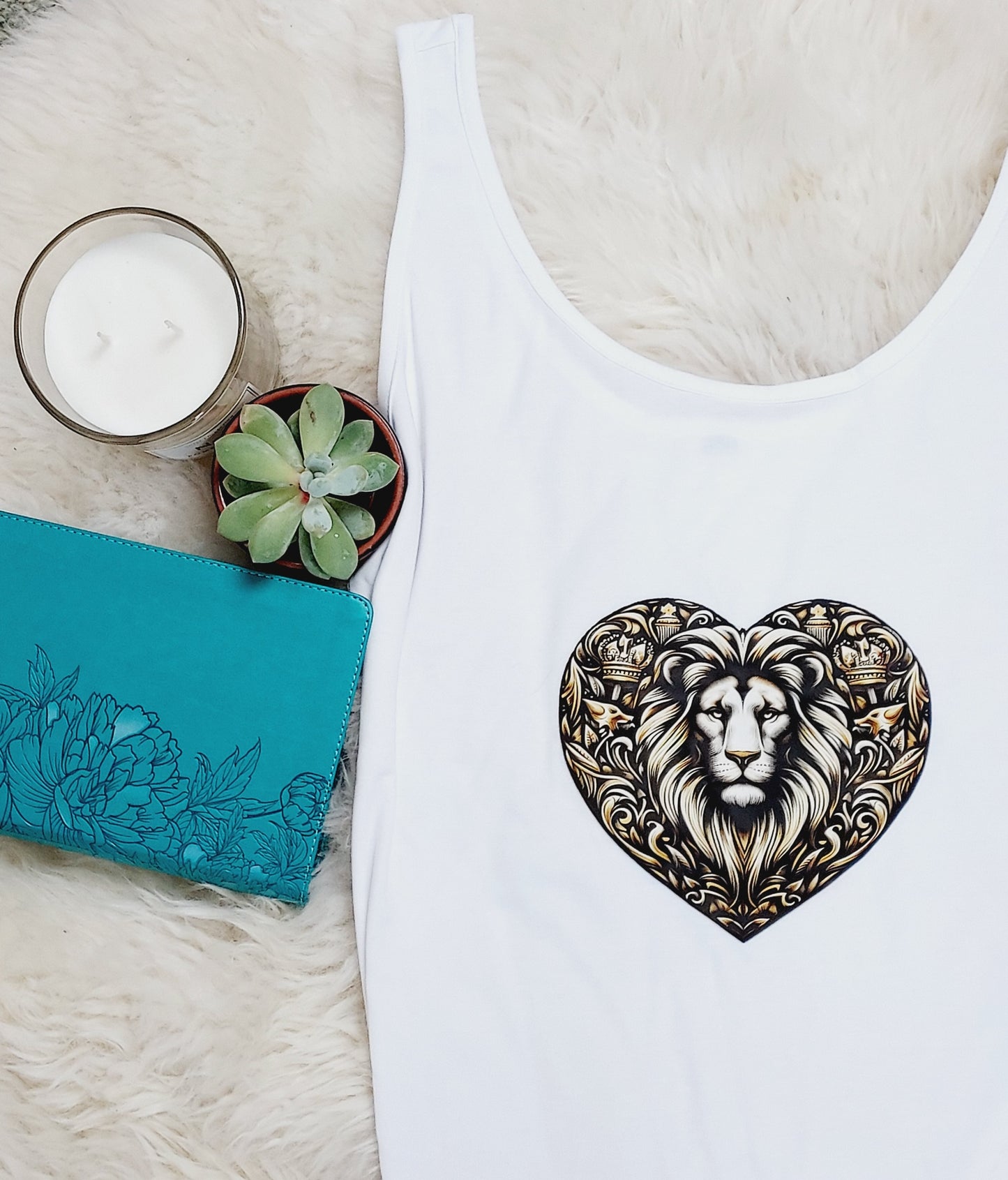 Lion of Judah Christian Tank Top for women