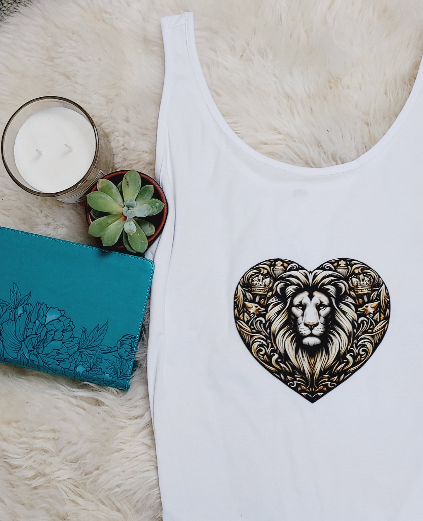 Lion of Judah Christian Tank Top for women