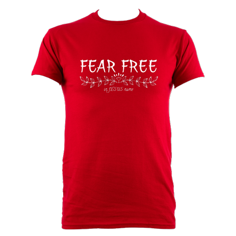 Fear Free in Jesus Name - unisex short sleeve T-Shirt