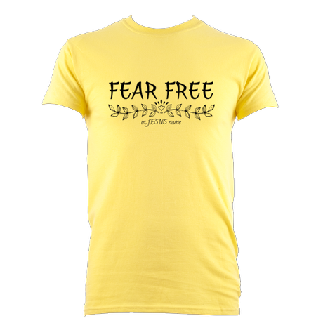 Fear Free in Jesus Name - unisex short sleeve T-Shirt