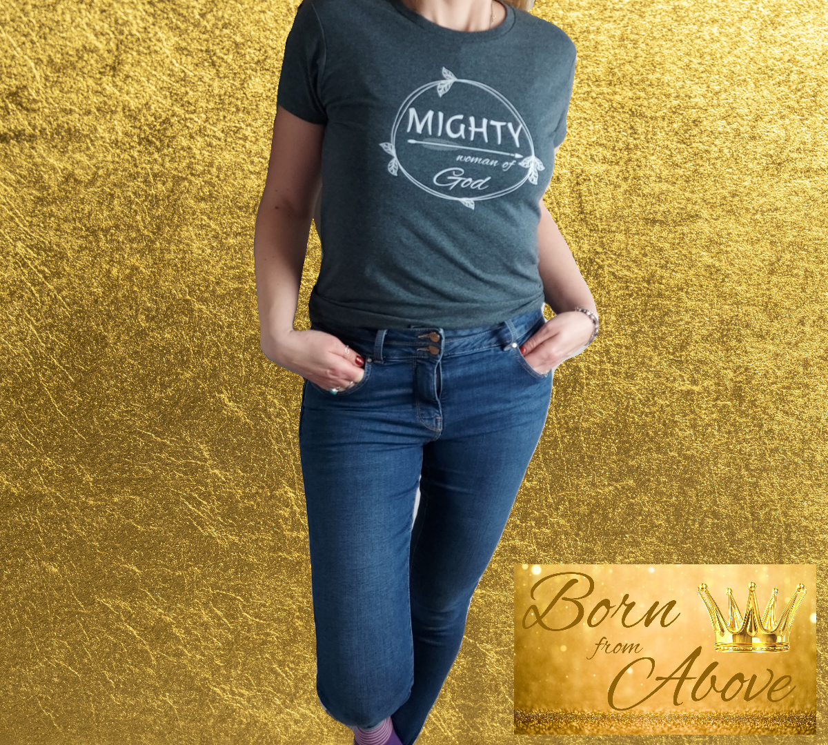 Faithful Fashion: Christian T-Shirts for Women | Born from Above UK