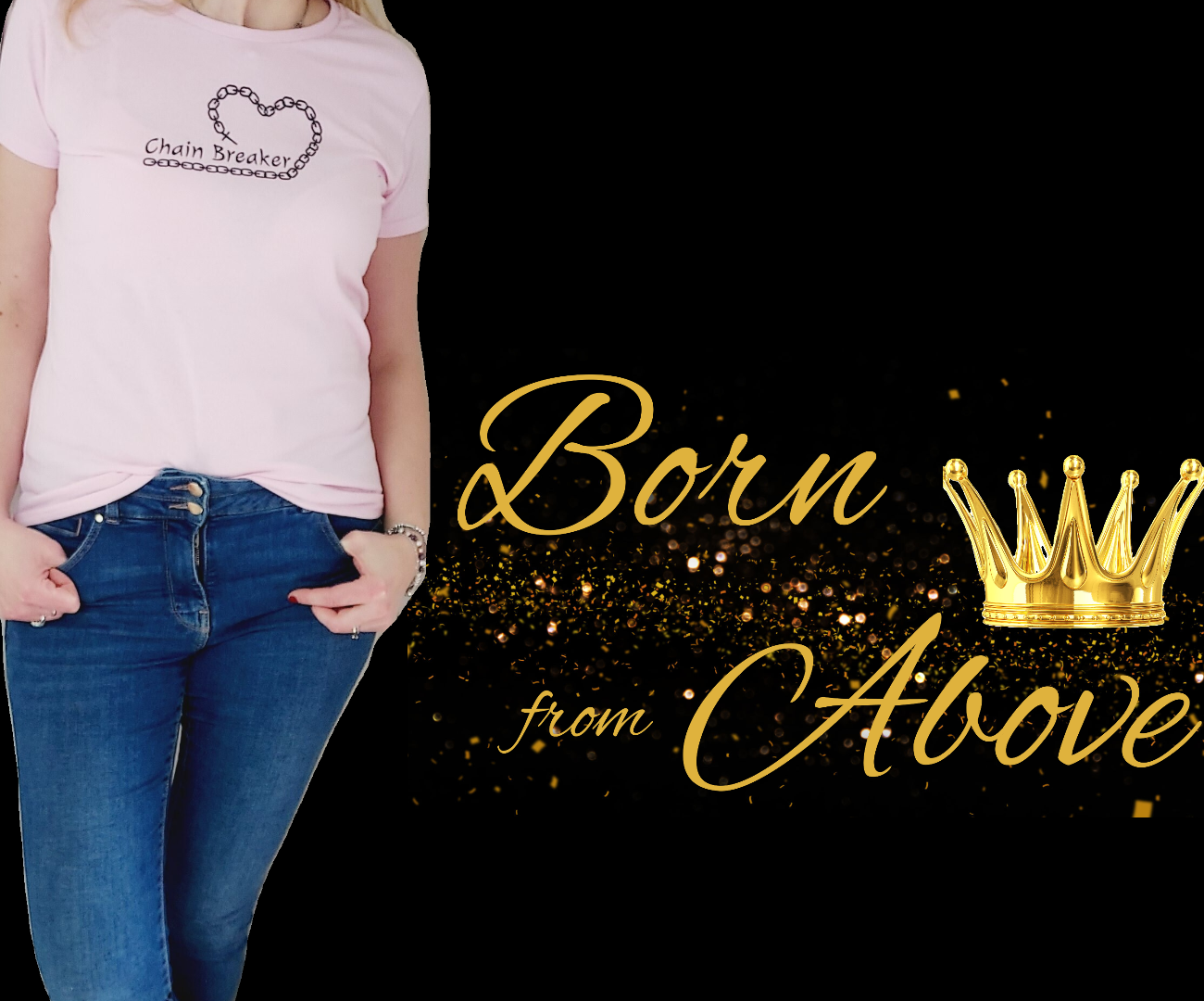 Stylish Women's Christian T-Shirts | Born from Above