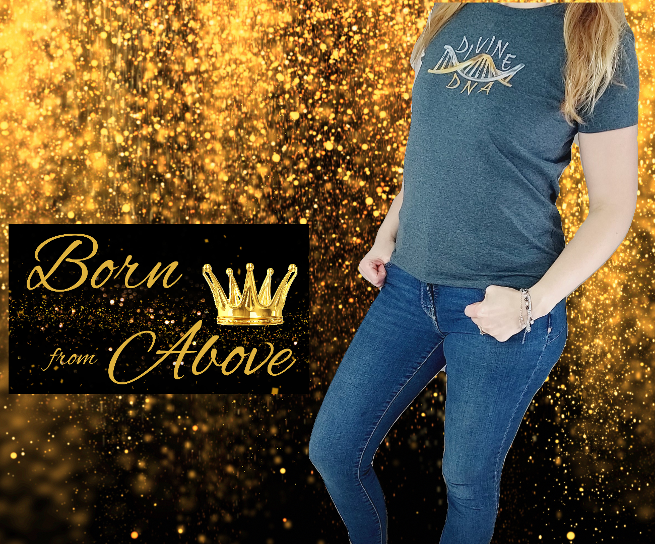 Shop Stylish Women's Christian T-Shirts | Born from Above UK