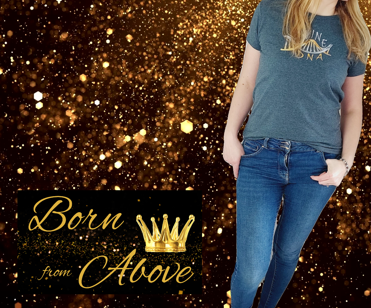 Shop Stylish Women's Christian T-Shirts | Born from Above UK