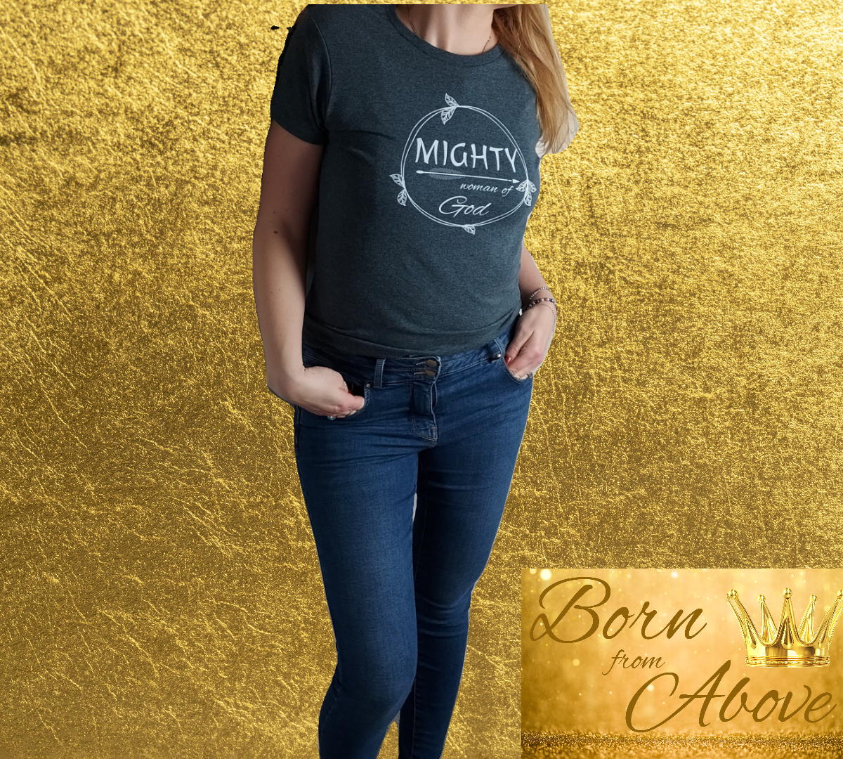 Mighty Woman of God - women's relaxed fit short sleeve T-Shirt