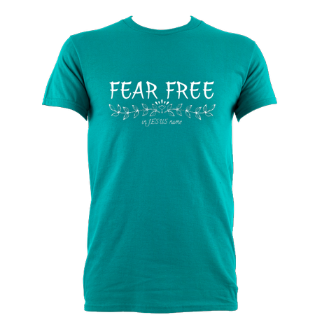 Fear Free in Jesus Name - unisex short sleeve T-Shirt